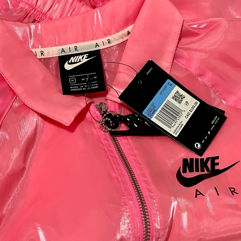 SOLD- Nike Air Translucent Jacket - Pink - Picture 7 of 9
